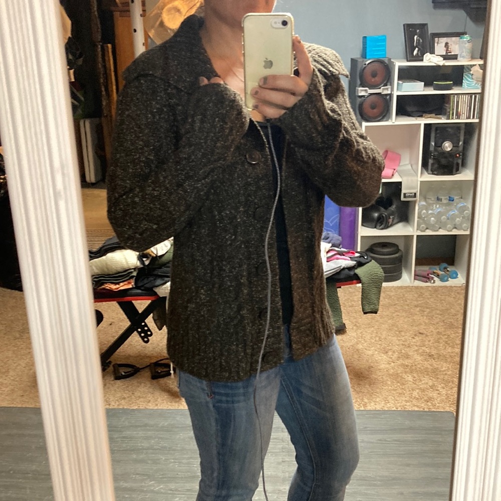 Deep chocolate brown sweater
